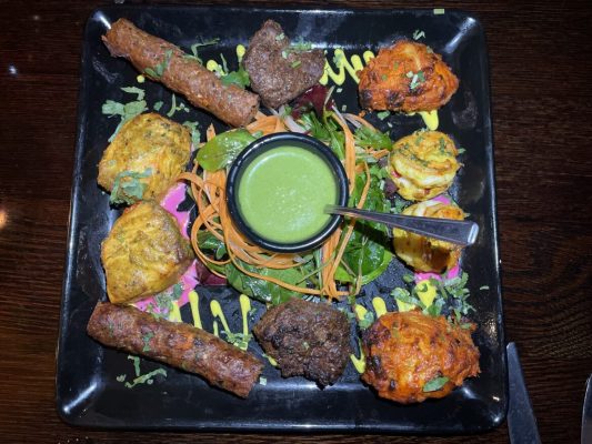 Tandoori platter